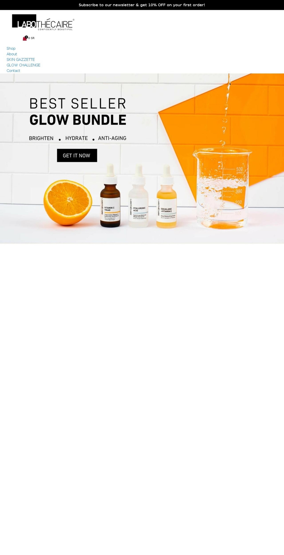labothecaire.com — Shopify storefront screenshot
