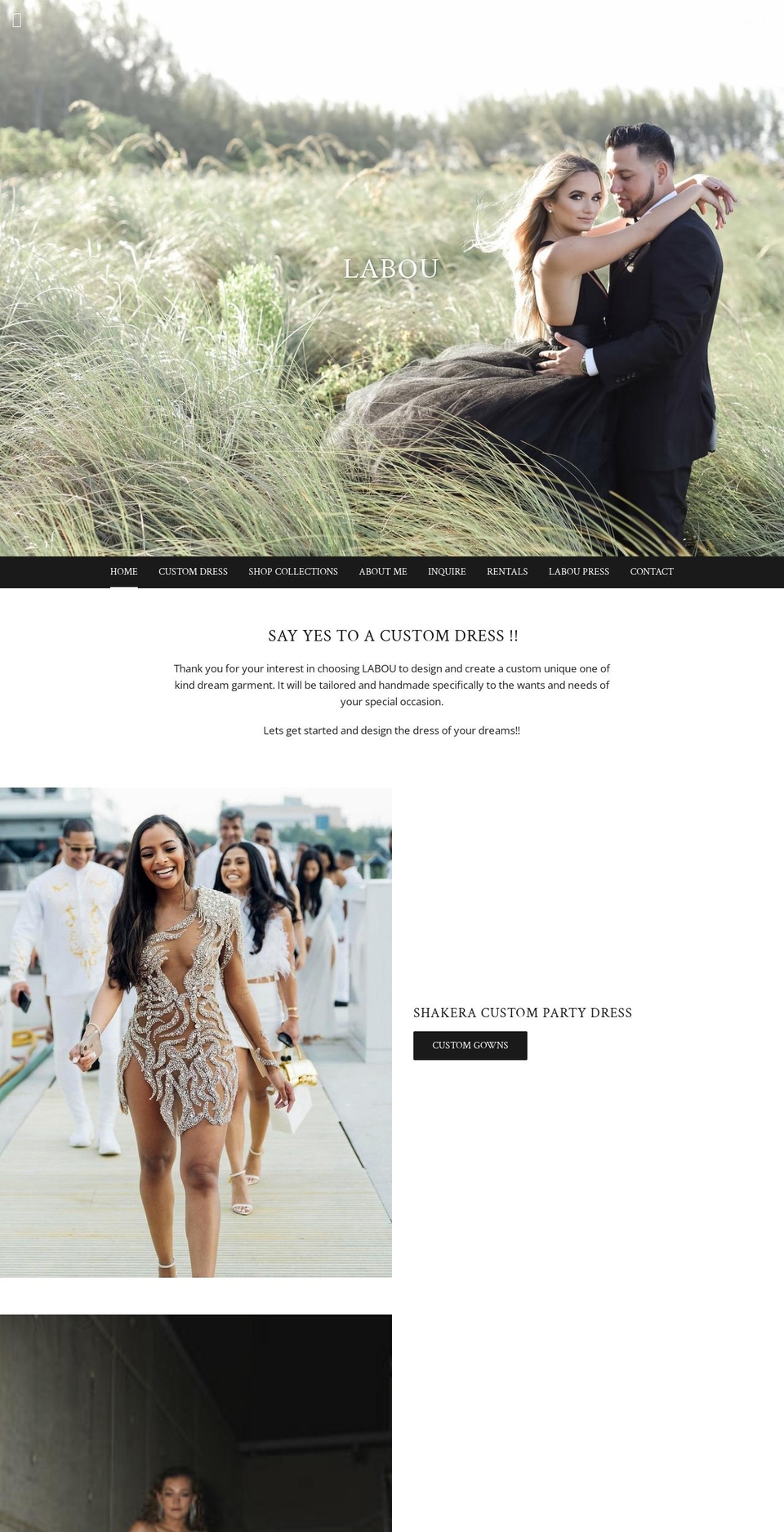 laboudesigns.com shopify website screenshot