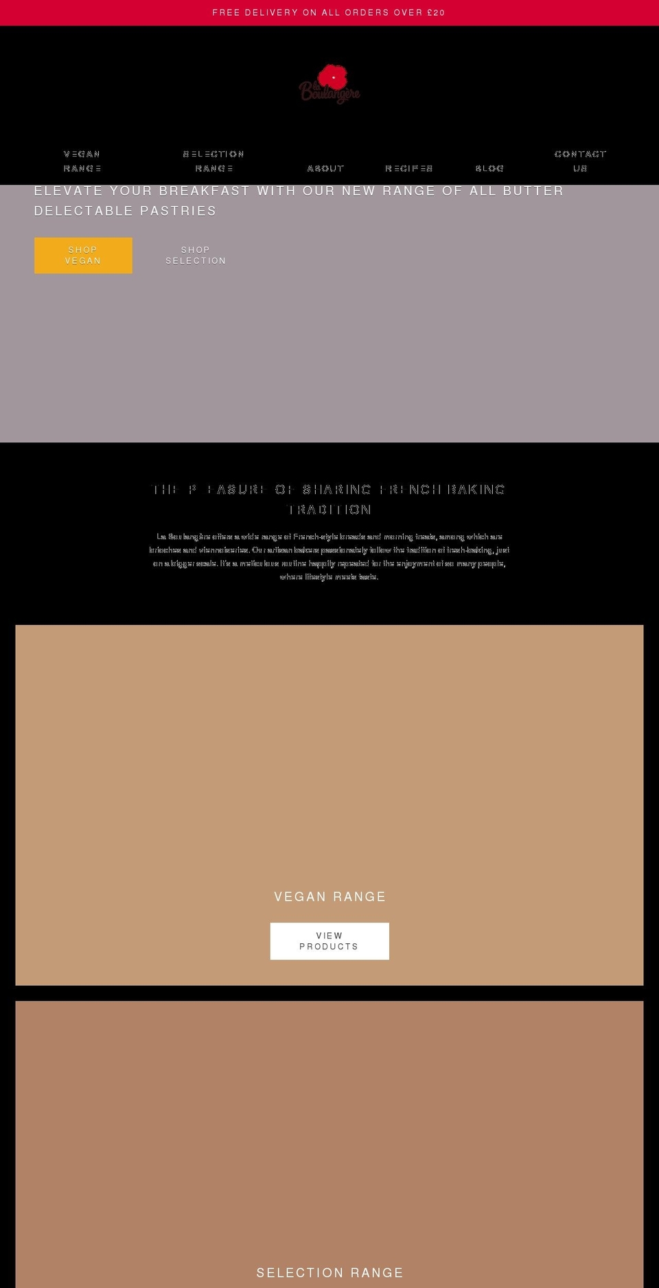 laboulangere-uk.com shopify website screenshot