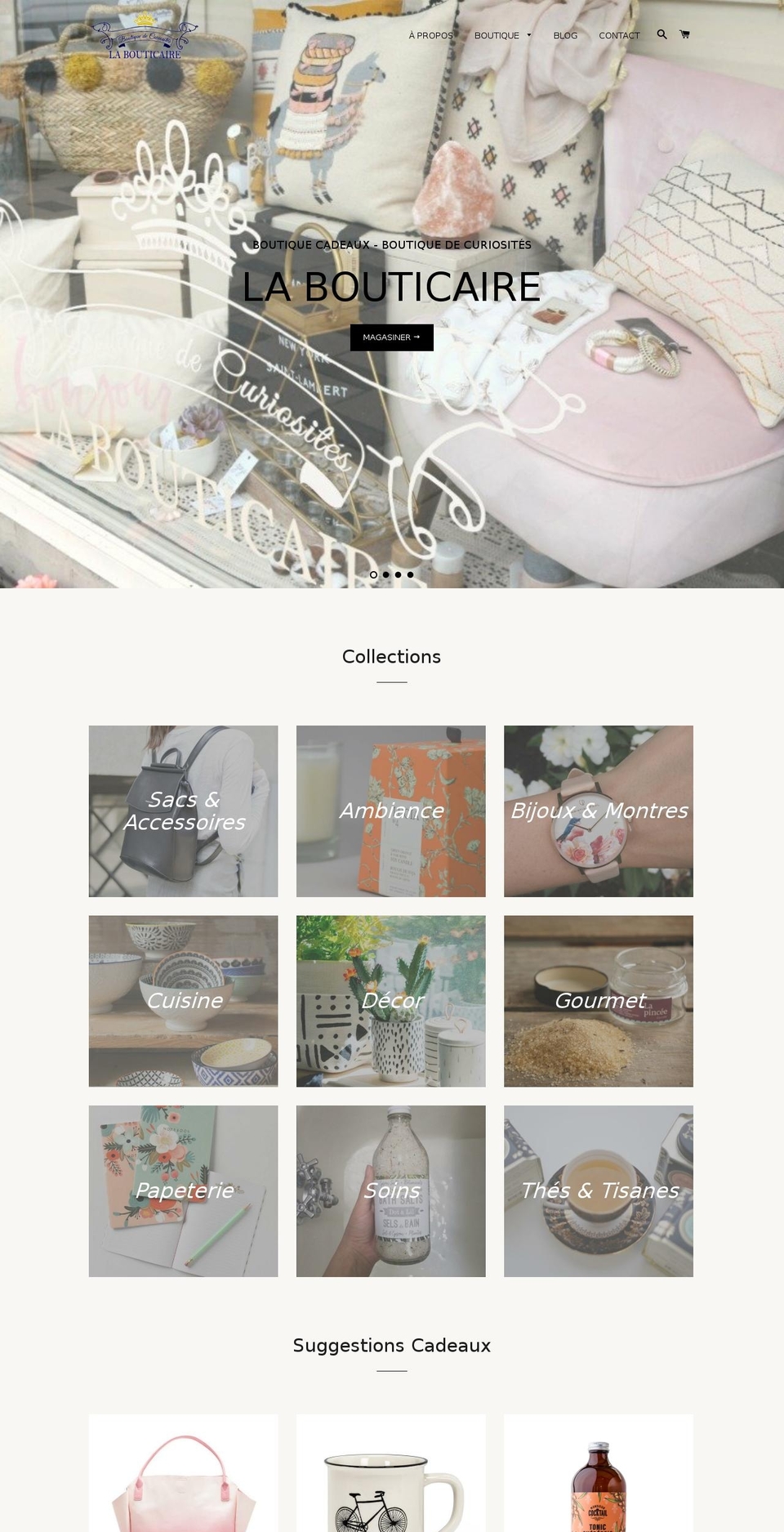 laboutiquaire.com — Shopify storefront screenshot