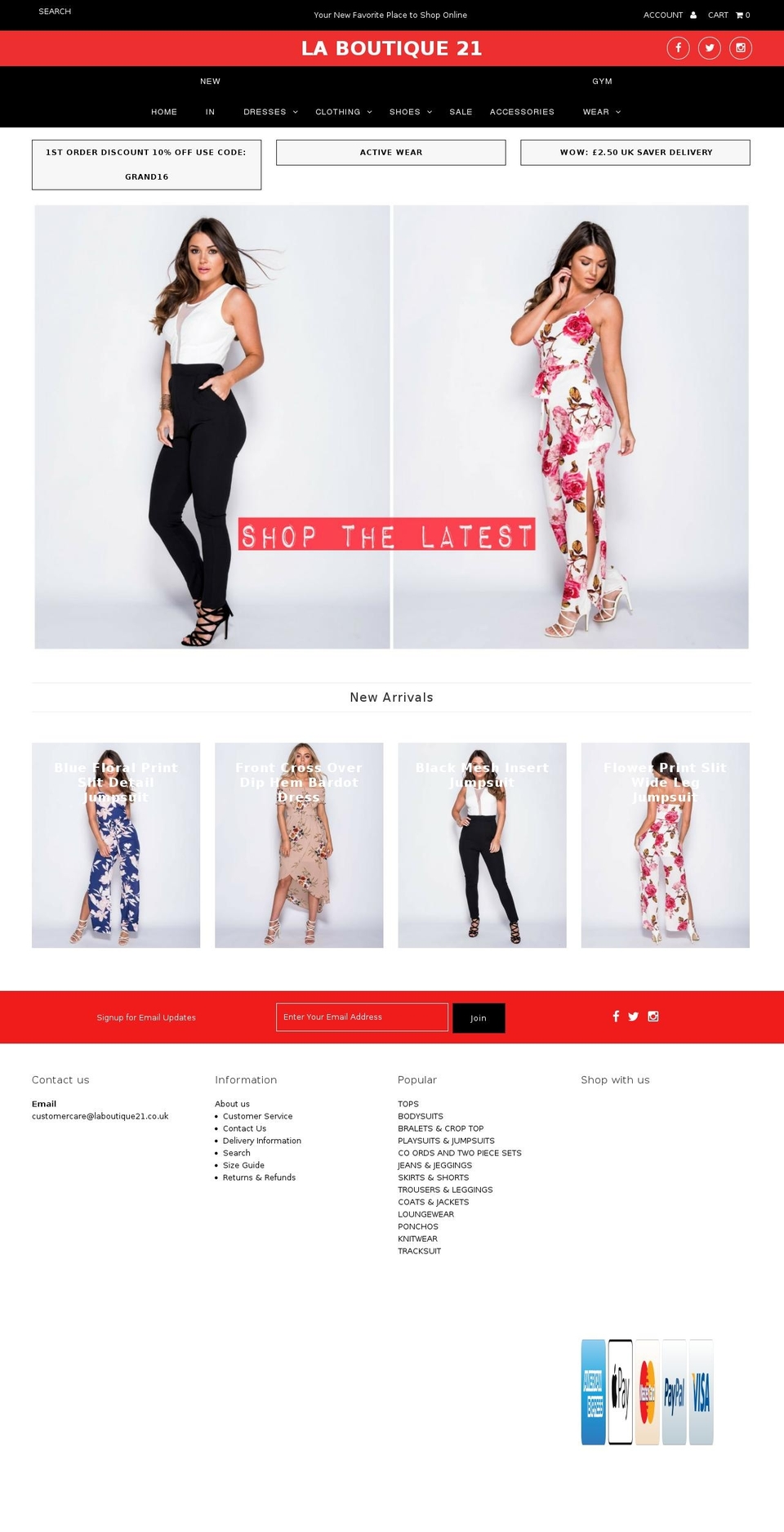 laboutique21.co.uk shopify website screenshot