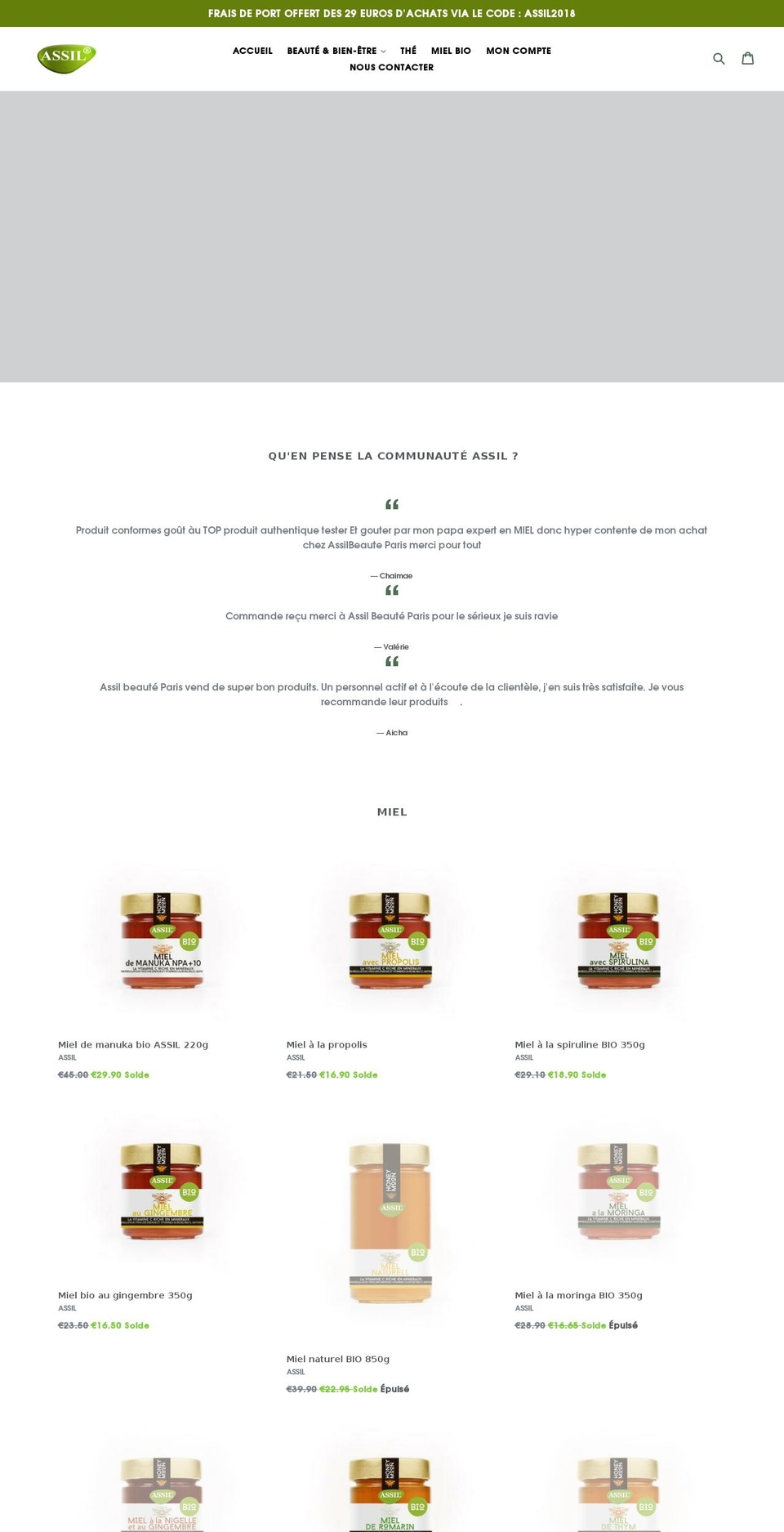 laboutiqueassil.com shopify website screenshot