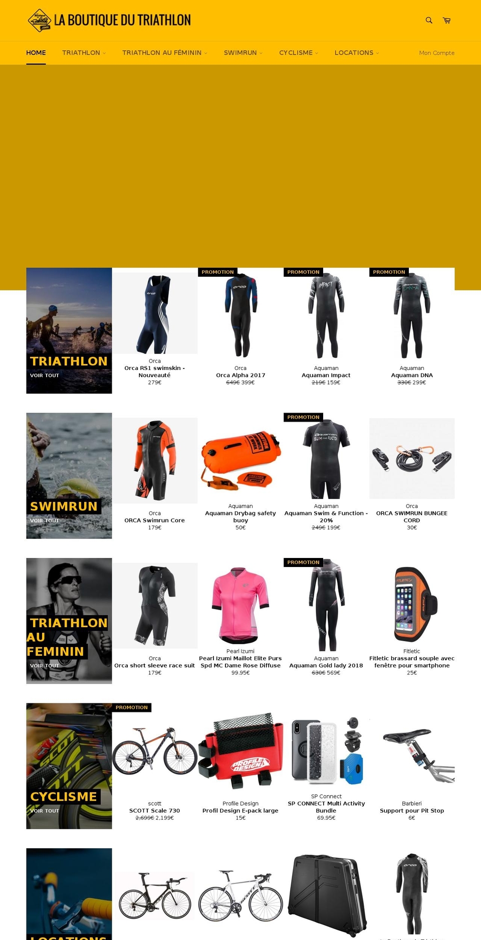 laboutiquedutriathlon.com shopify website screenshot