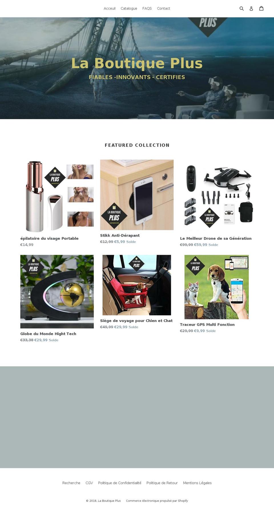 laboutiqueplus.com — Shopify storefront screenshot