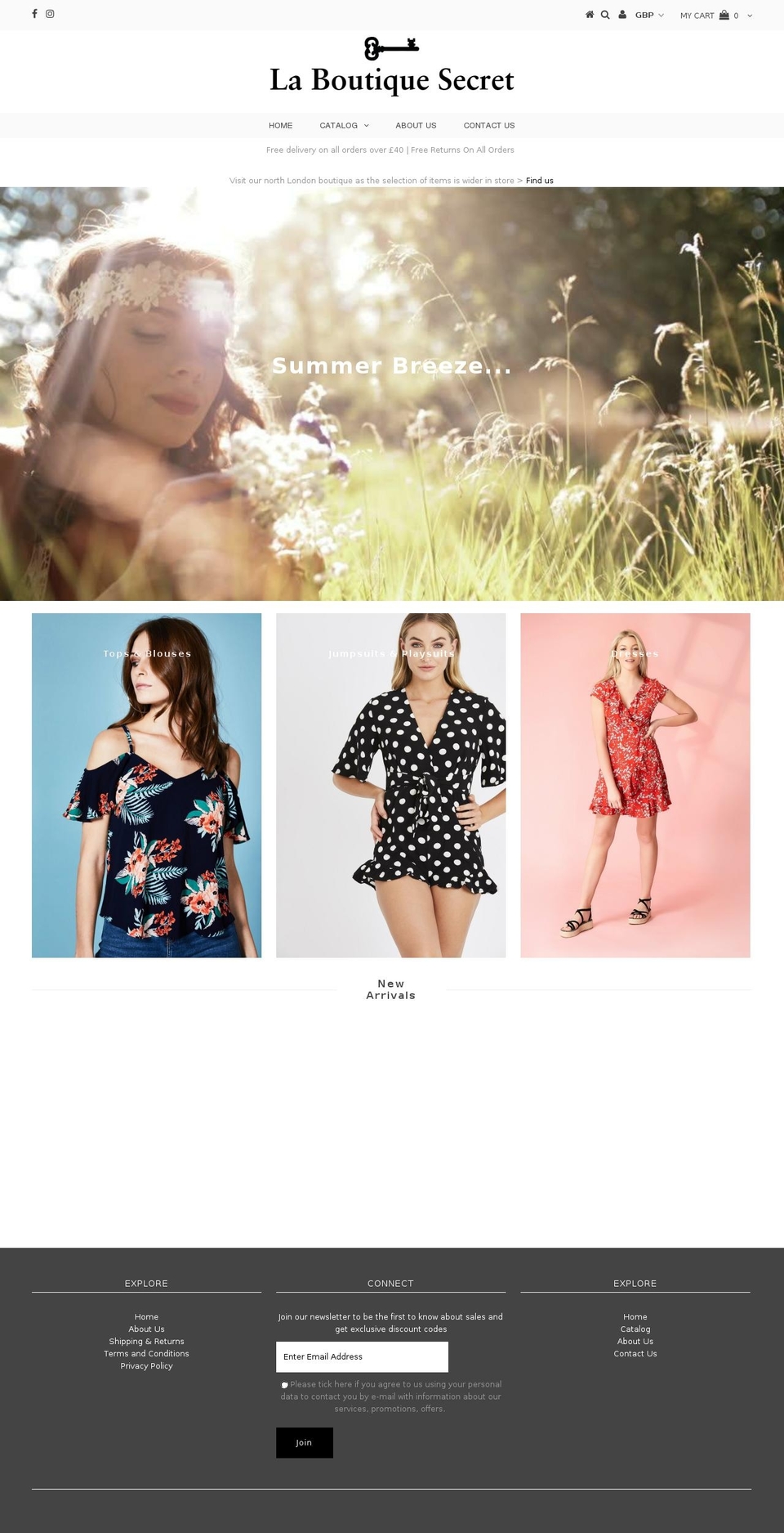 laboutiquesecret.com — Shopify storefront screenshot