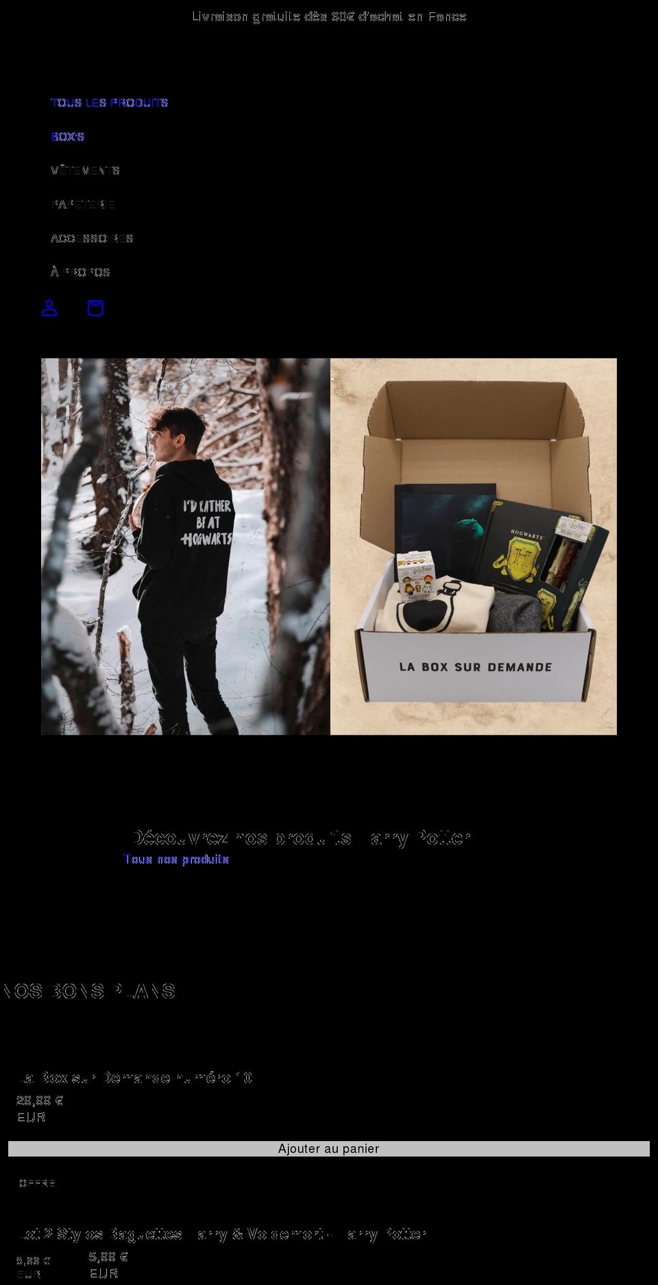laboxsurdemande.com shopify website screenshot
