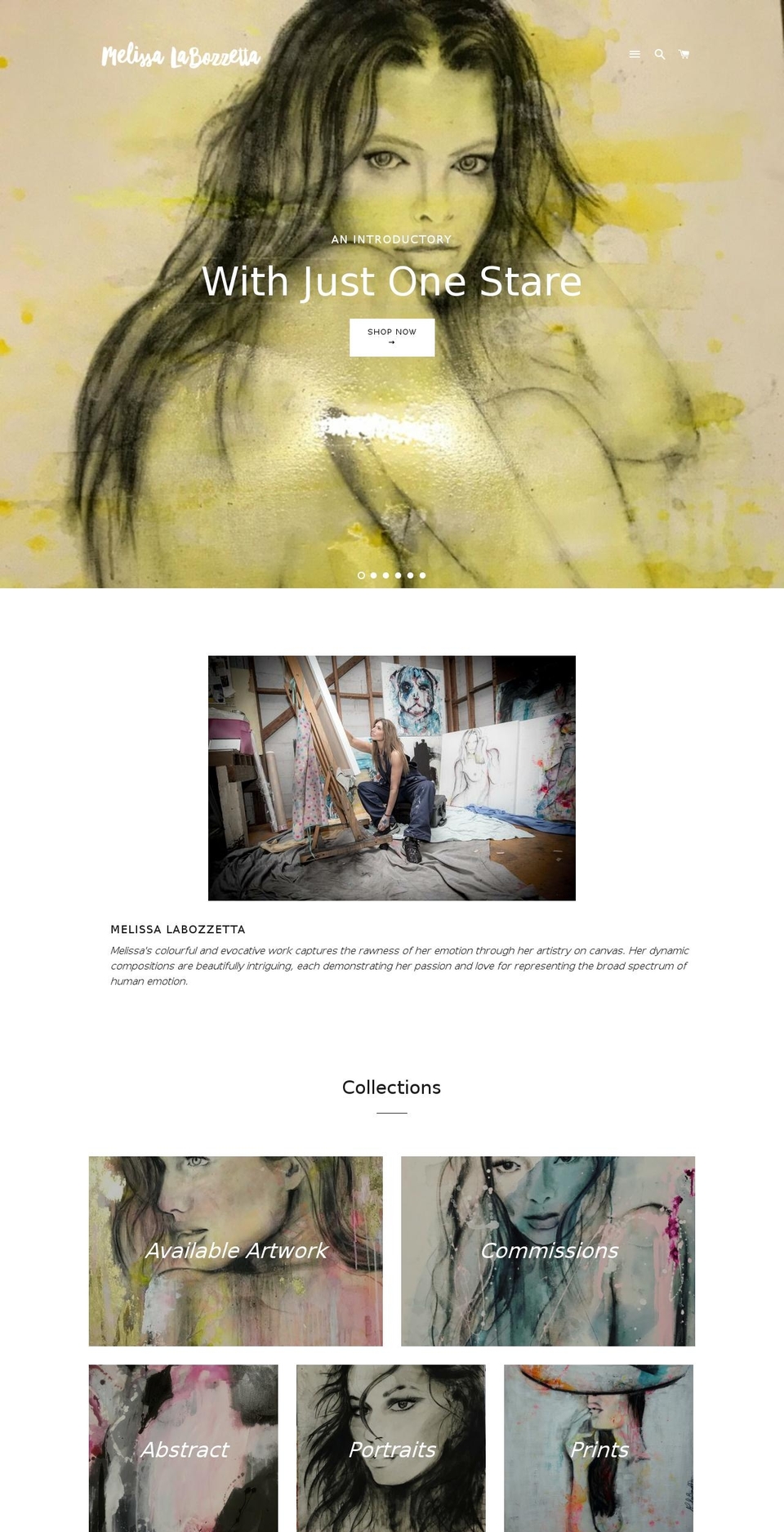 labozzettaart.com — Shopify storefront screenshot