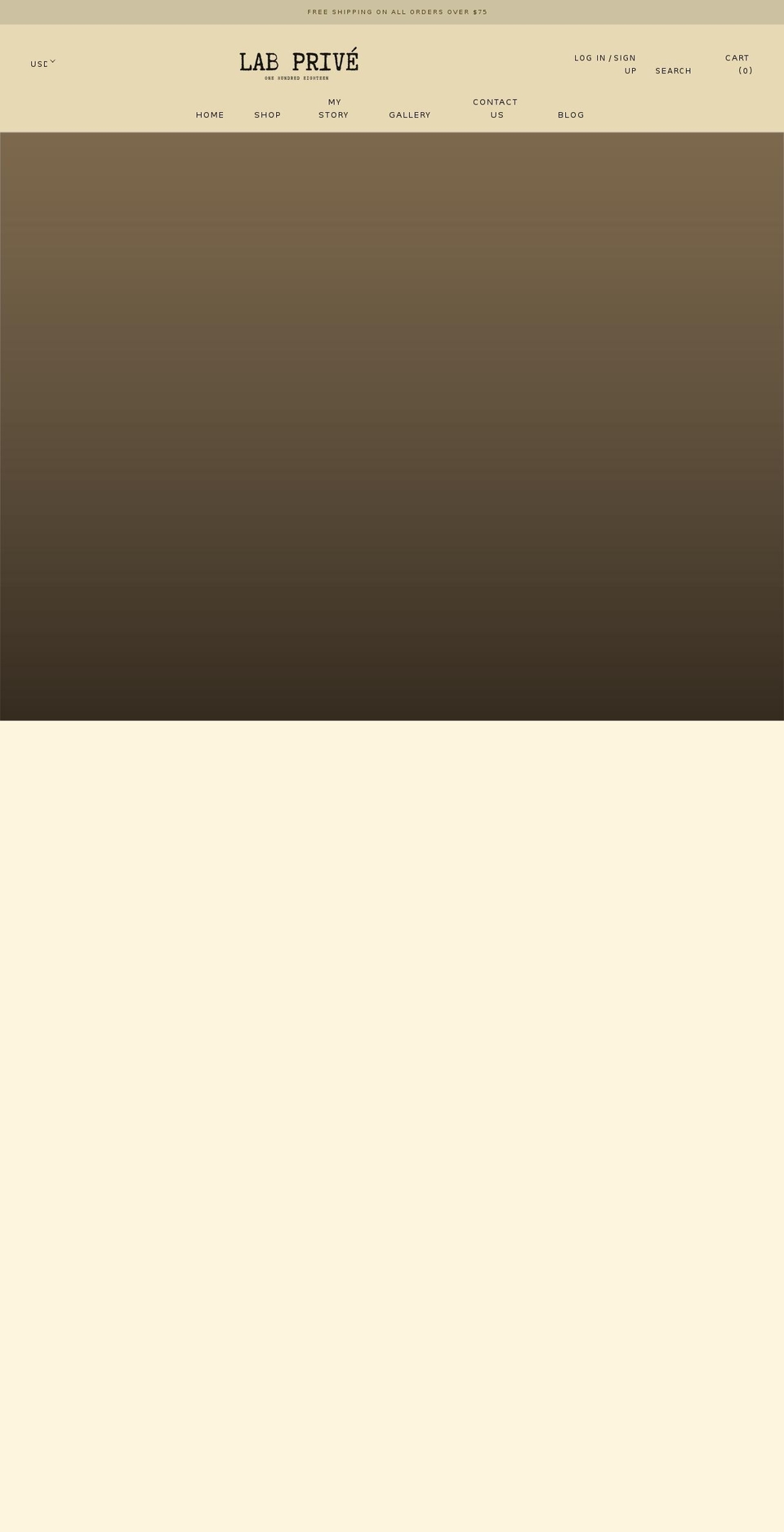 labprive.com shopify website screenshot