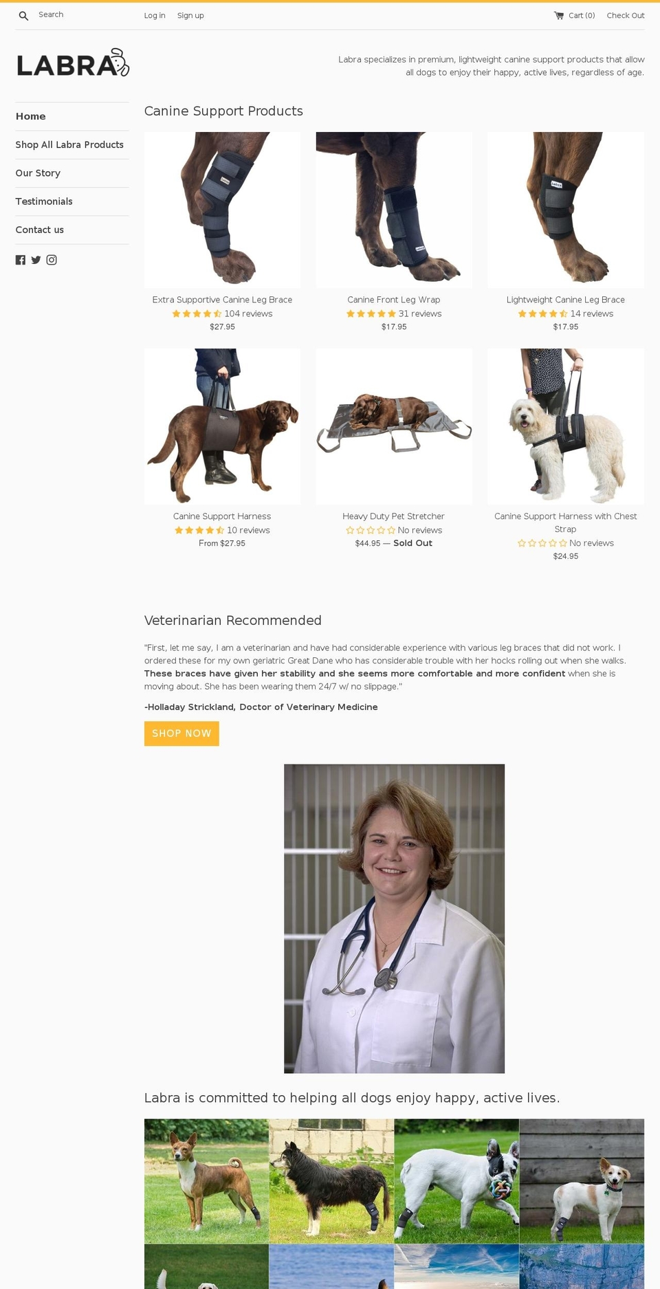 labradog.co shopify website screenshot