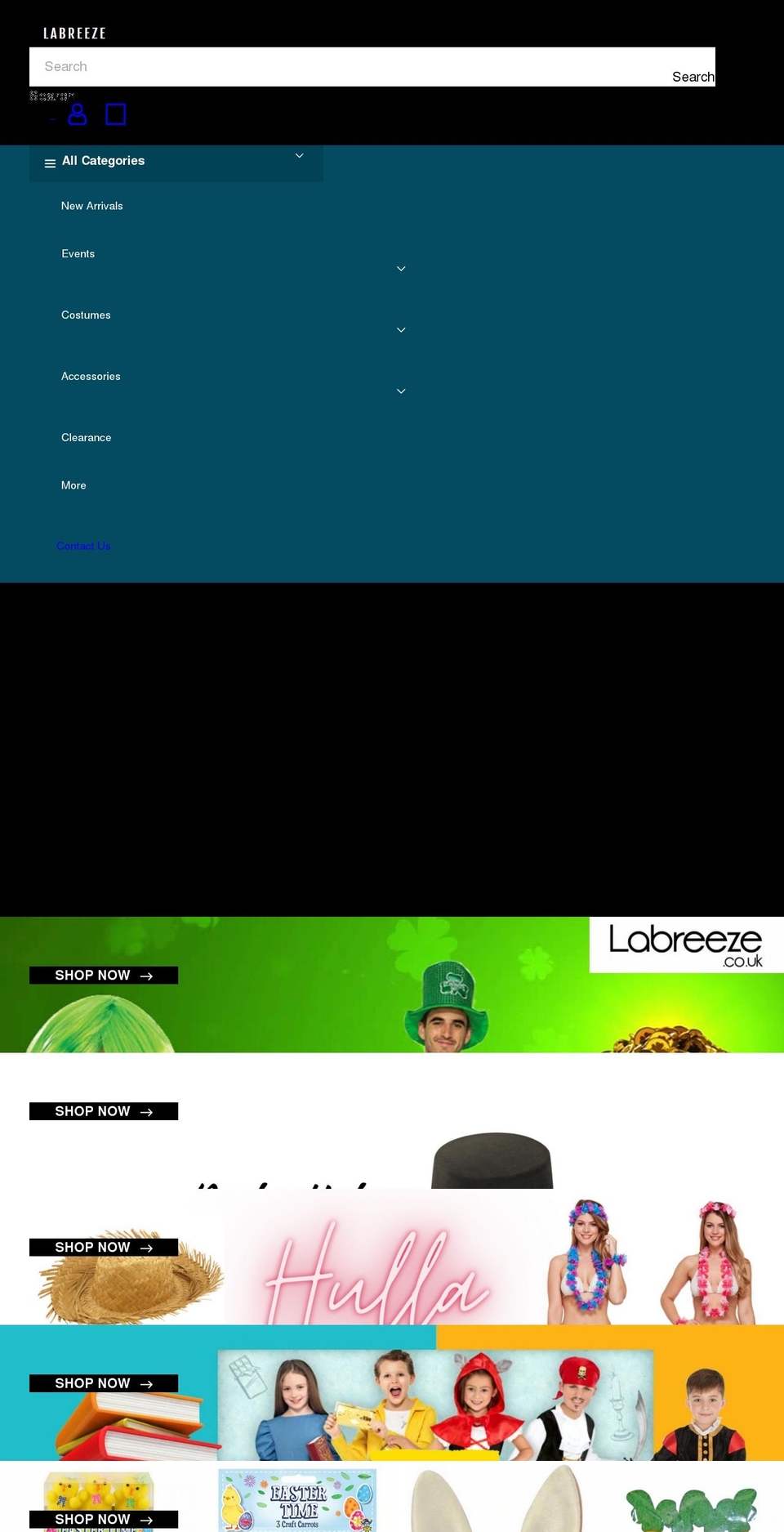 labreeze.co.uk shopify website screenshot
