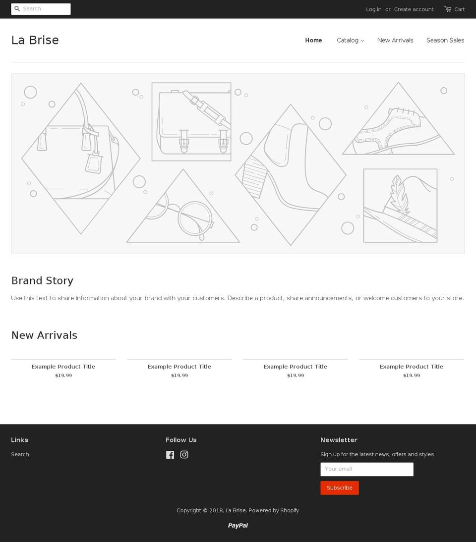labrise18.com — Shopify storefront screenshot