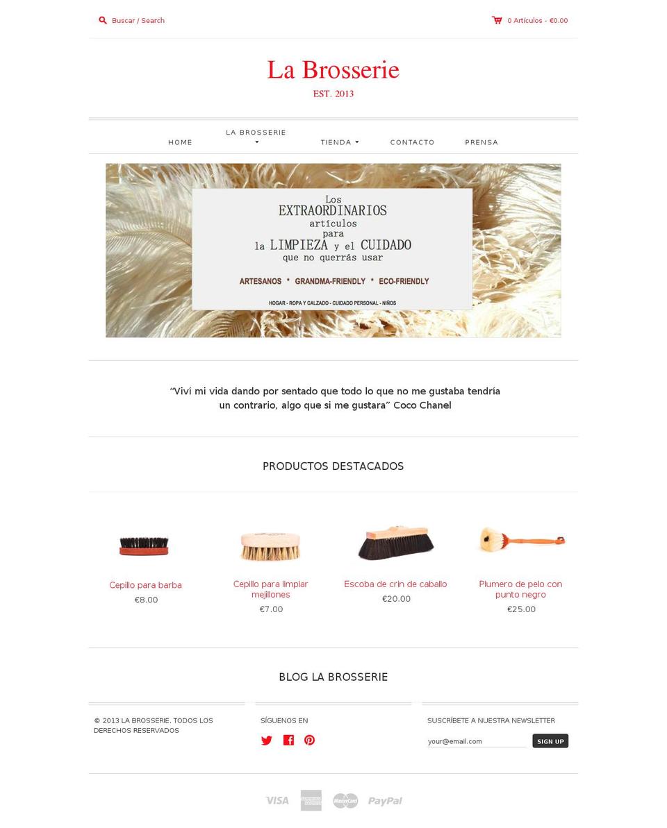 labrosserie.es shopify website screenshot