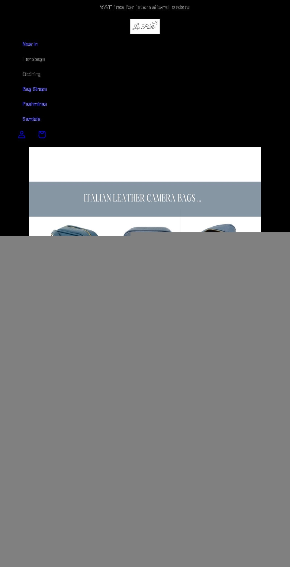 labullehandbags.co.uk shopify website screenshot