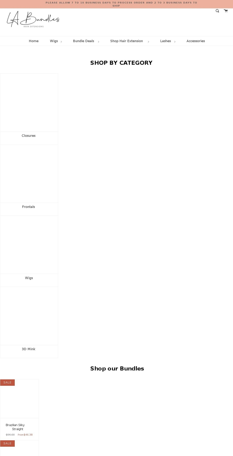 labundles.com shopify website screenshot