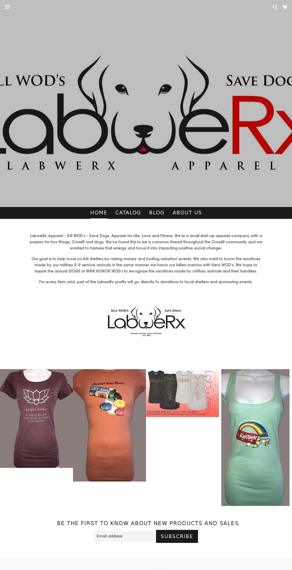 labwerxapparel.com shopify website screenshot