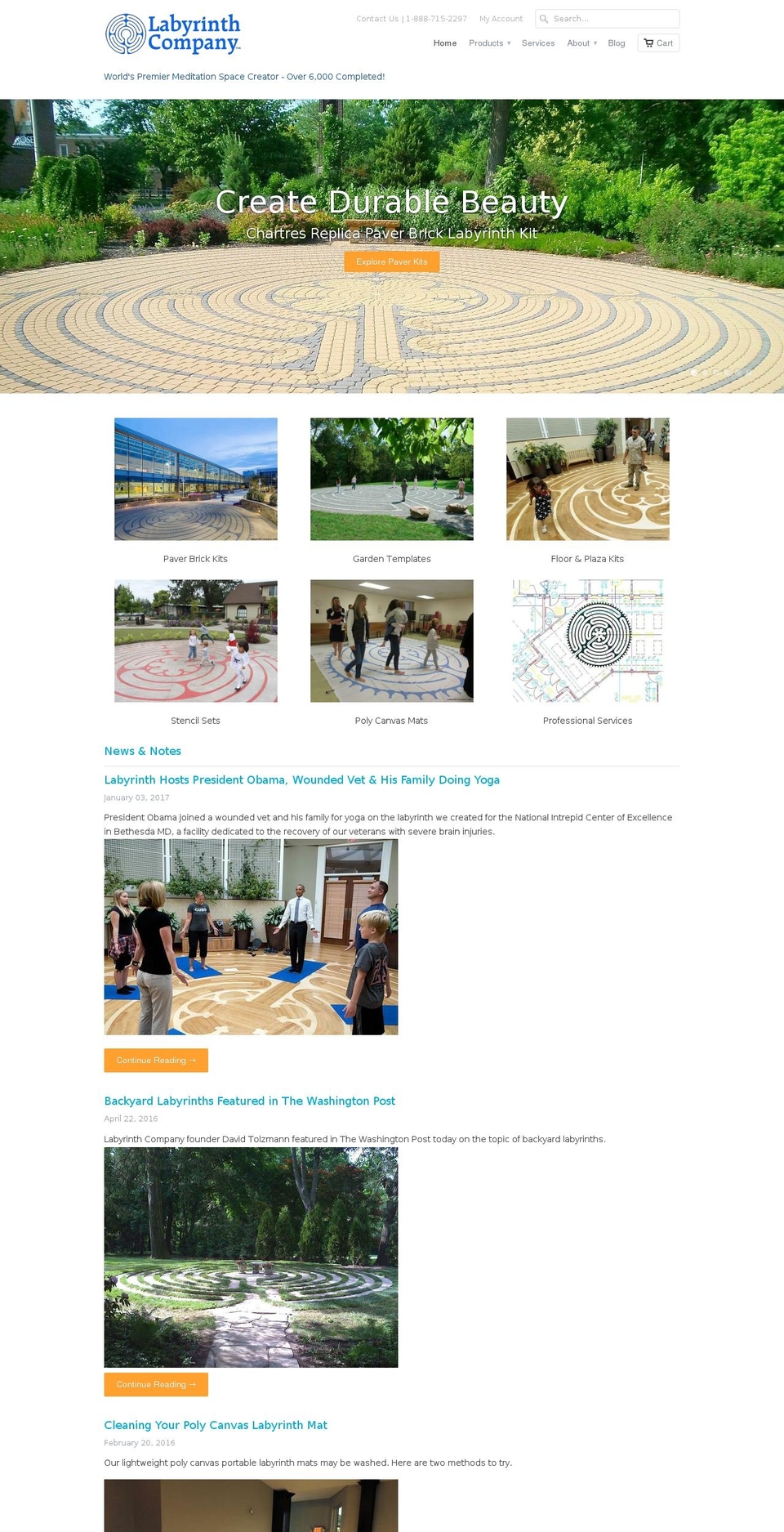 labyrinths.us shopify website screenshot