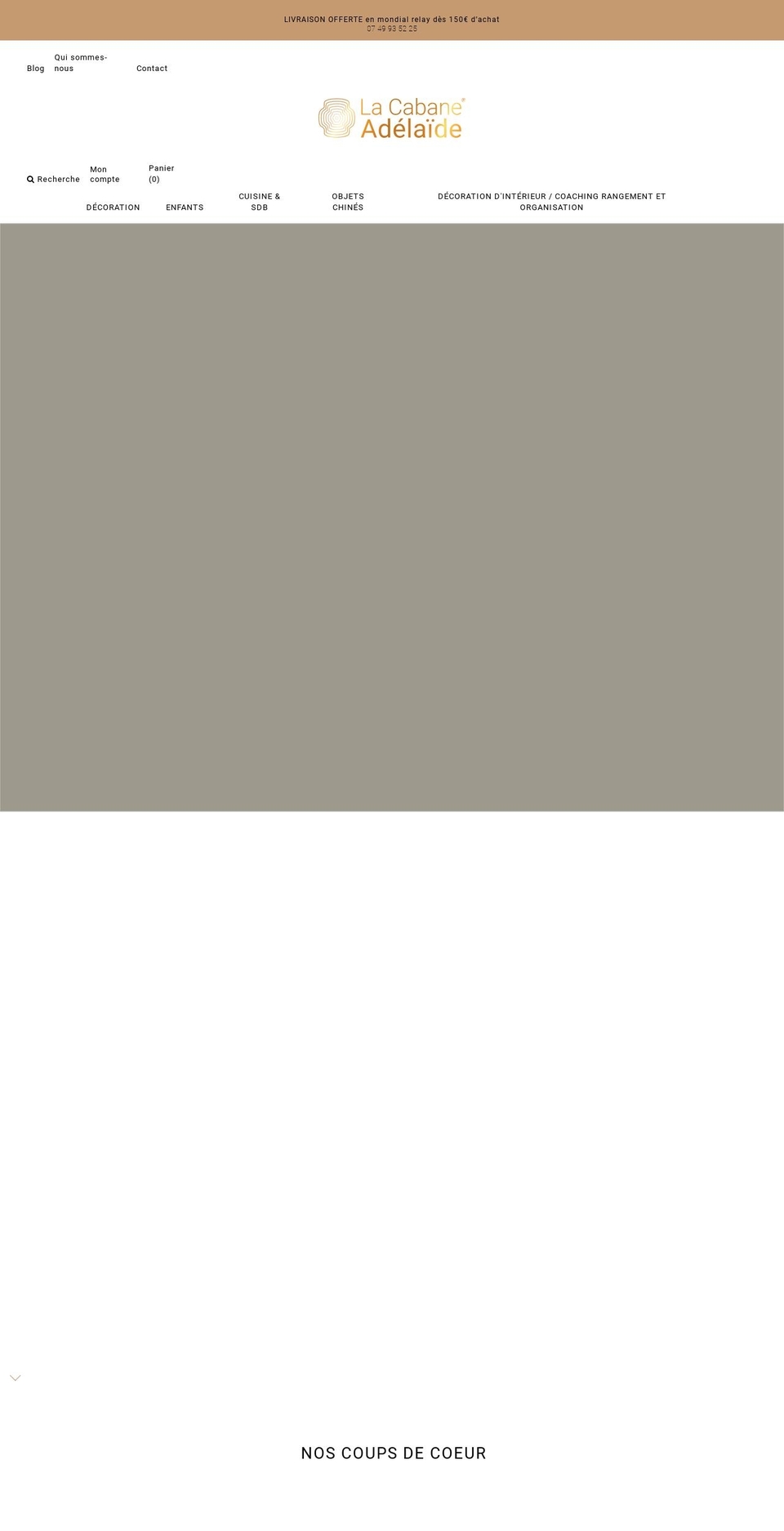 lacabaneadelaide.com shopify website screenshot