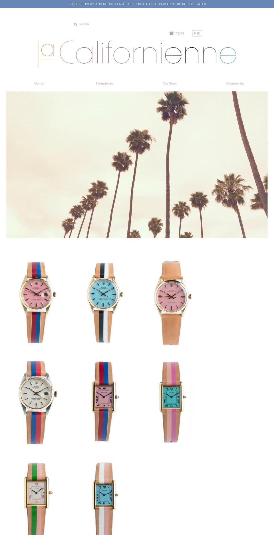 lacalifornienne.com shopify website screenshot
