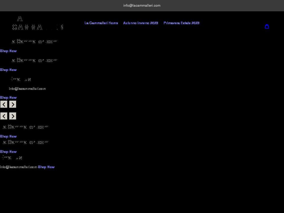 lacammalleri.com shopify website screenshot