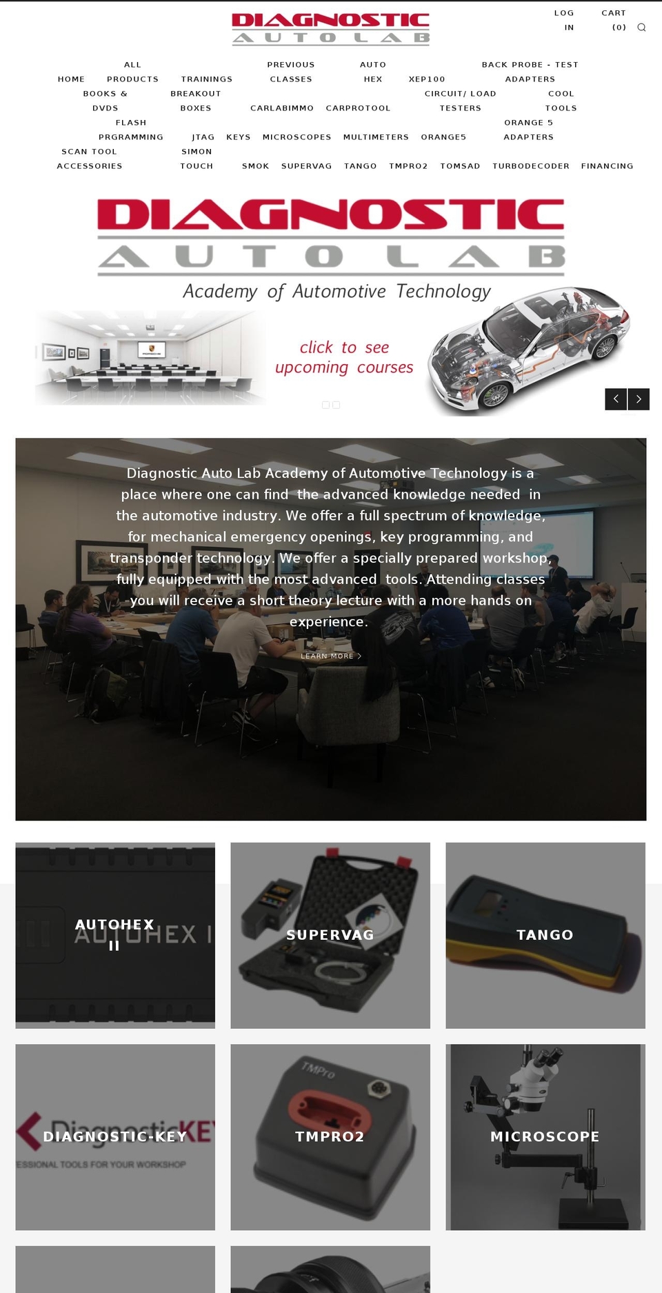 lacarpro.com — Shopify storefront screenshot