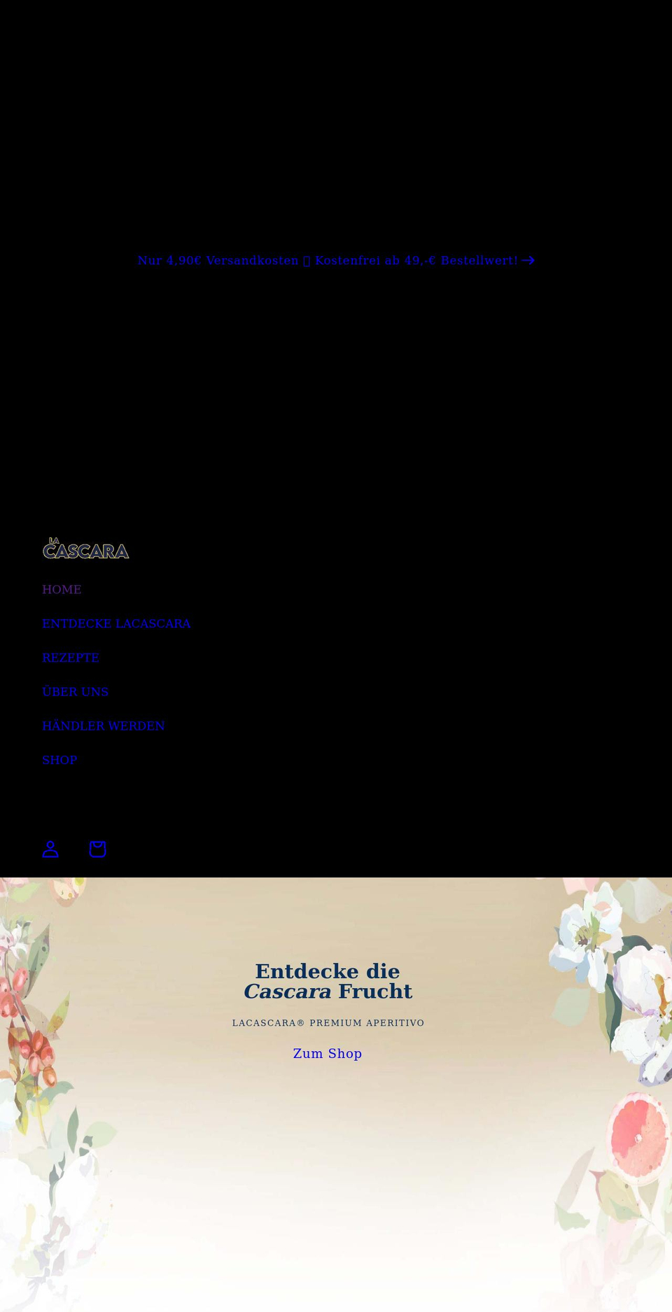 lacascara.de shopify website screenshot