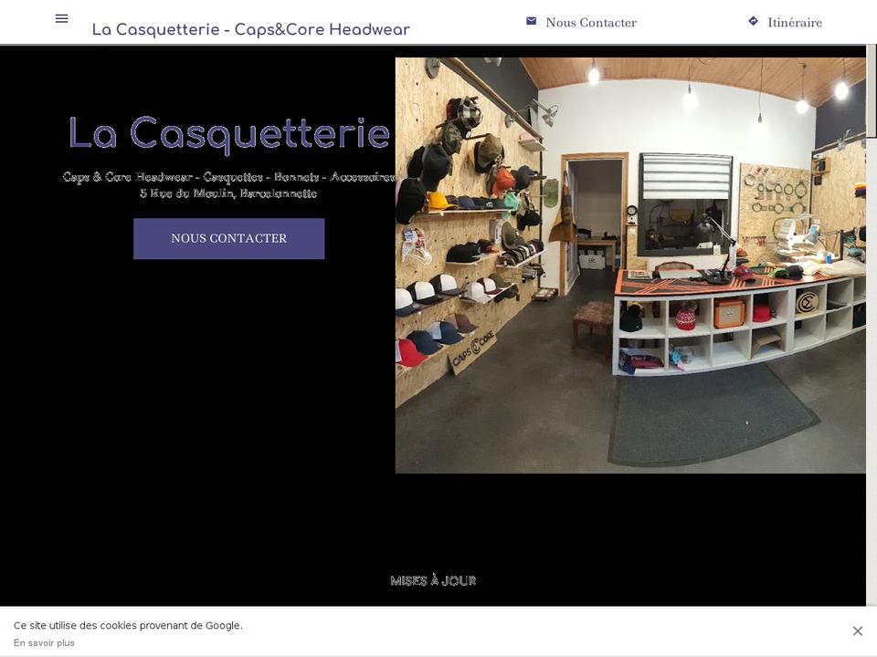 lacasquetterie.com — Shopify storefront screenshot