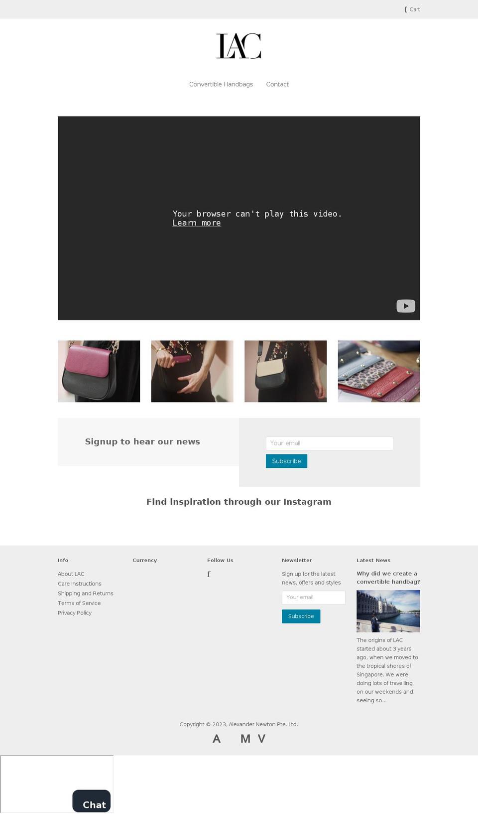 lacdesigns.co shopify website screenshot