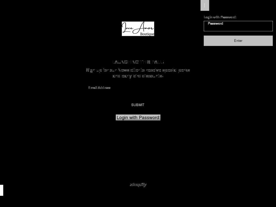 laceamor.com shopify website screenshot