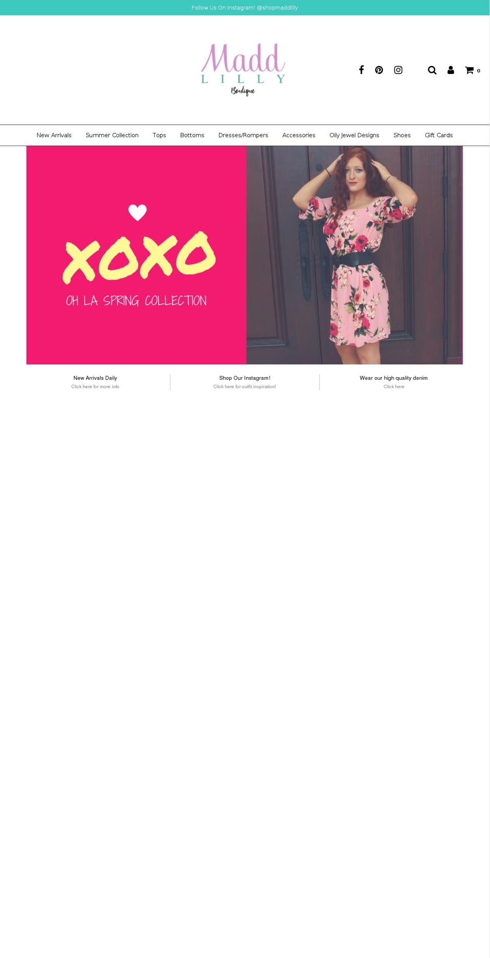 laceandgraceshop.com — Shopify storefront screenshot
