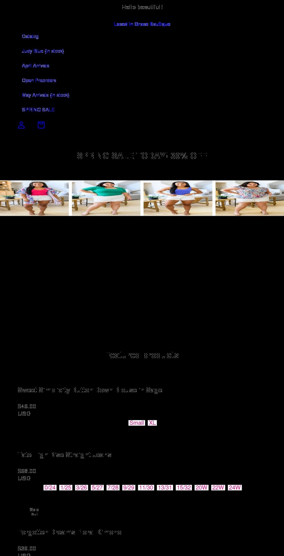 lacedingracebo.com shopify website screenshot