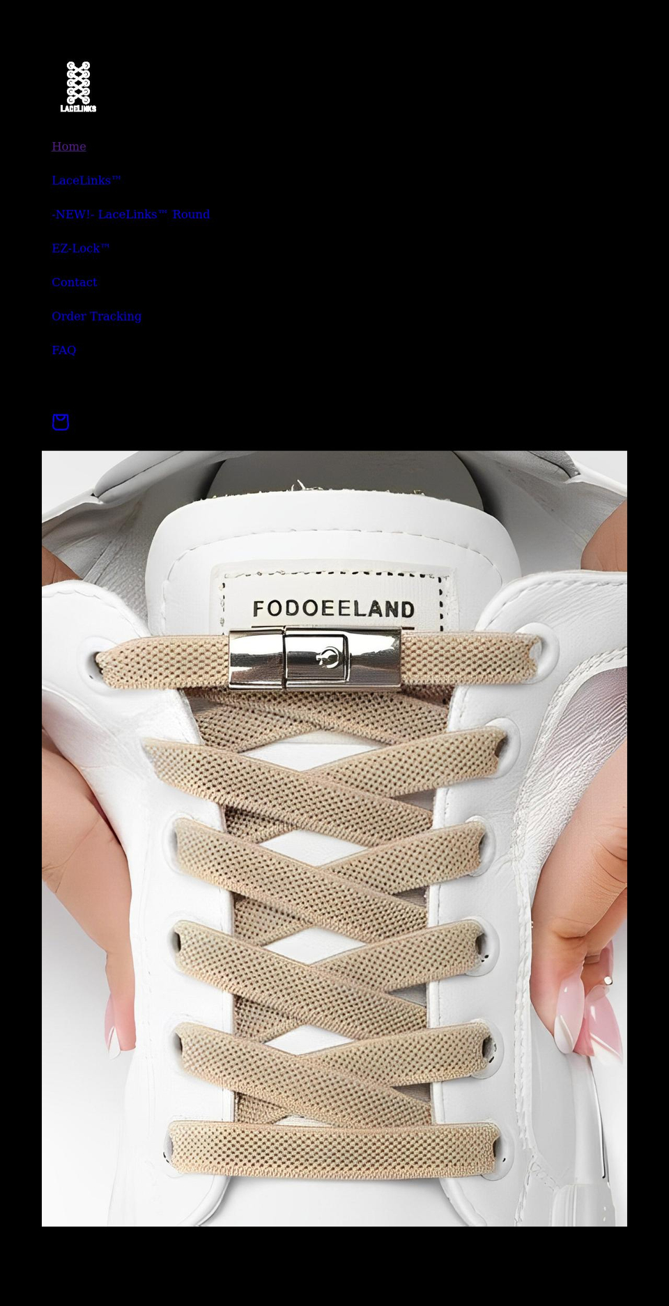 lacelinks.com shopify website screenshot