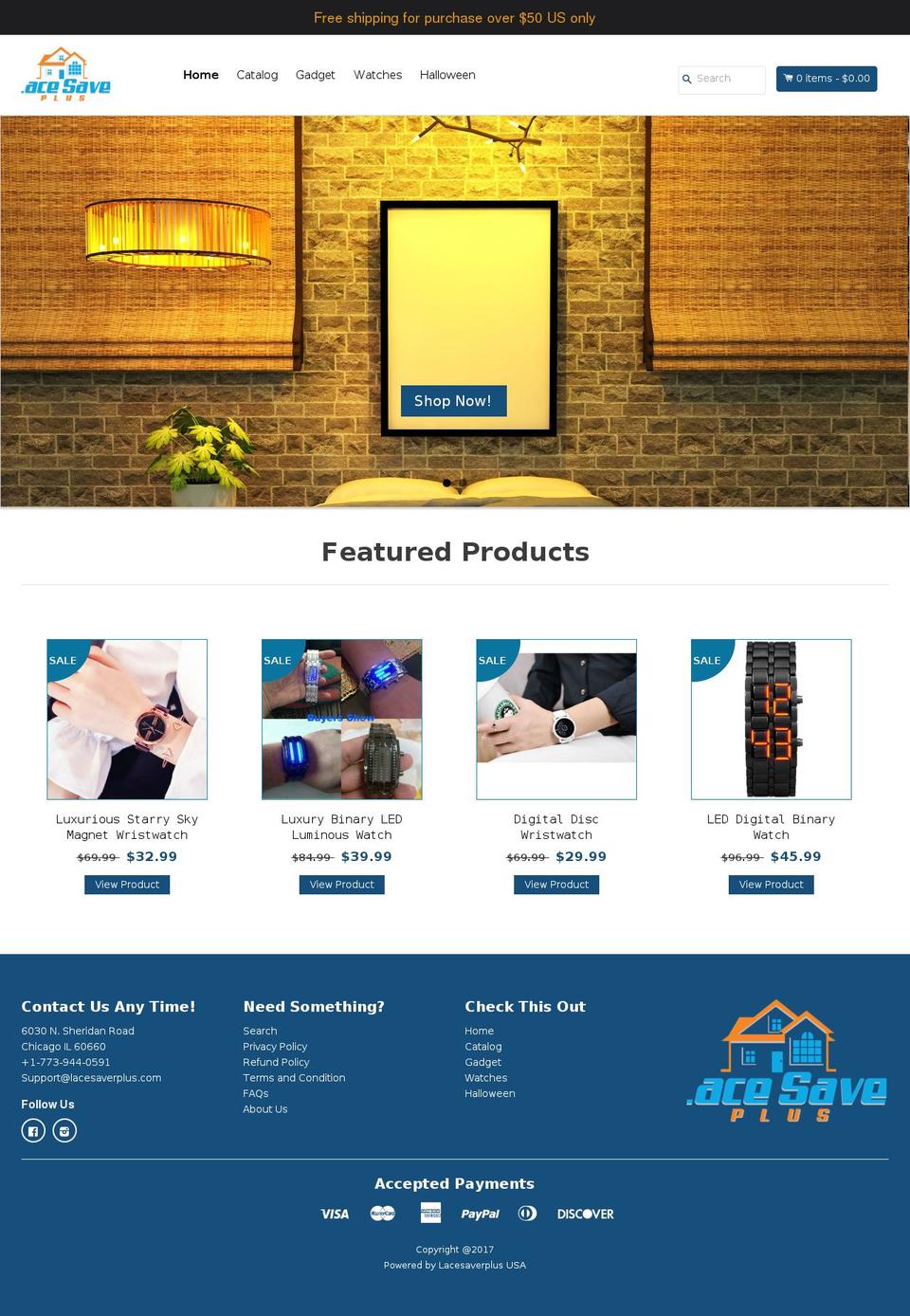 lacesaver.com — Shopify storefront screenshot