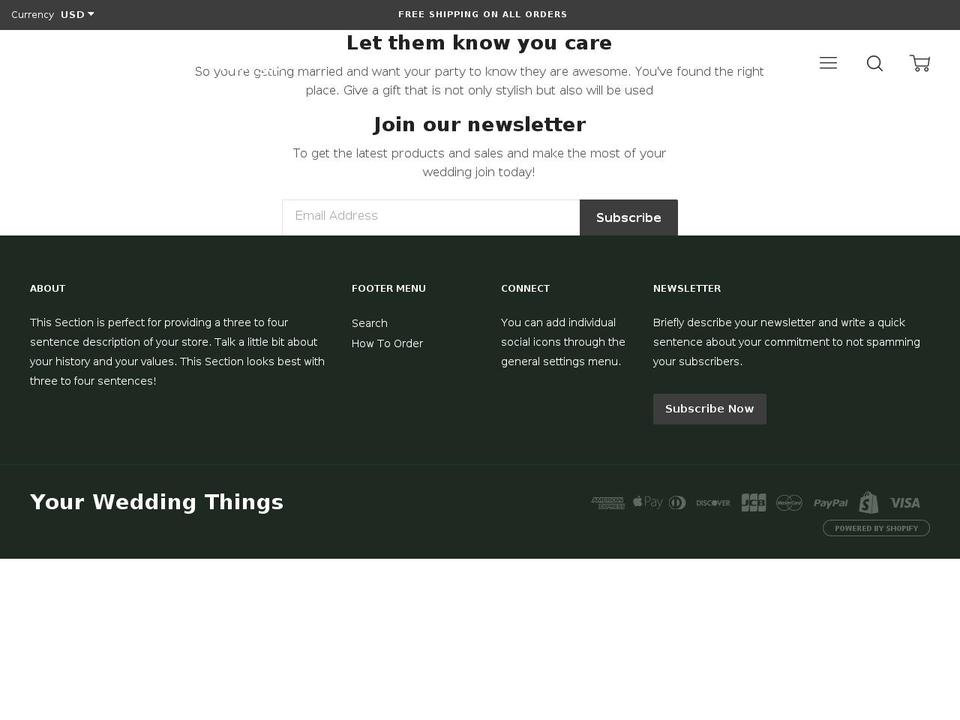 lacetheknot.com — Shopify storefront screenshot