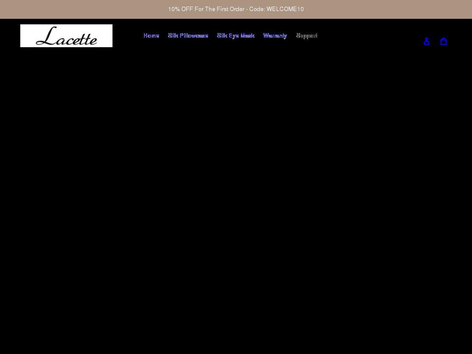 lacetteshop.com shopify website screenshot