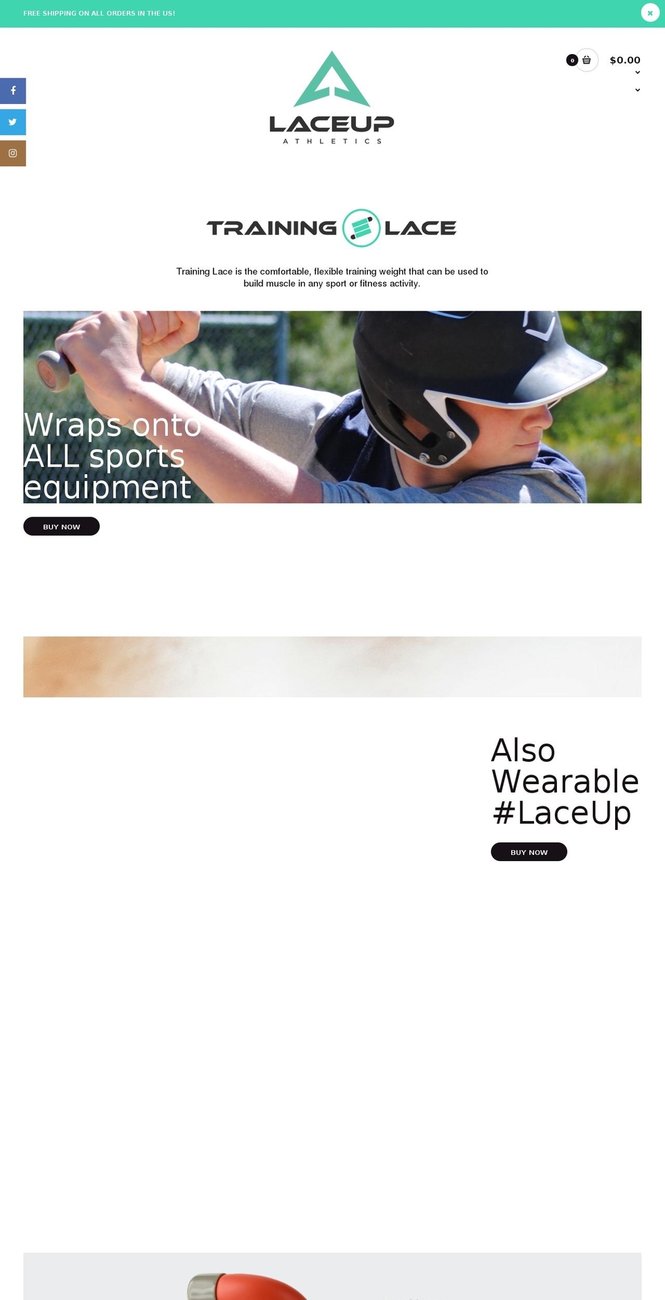 laceup.com shopify website screenshot