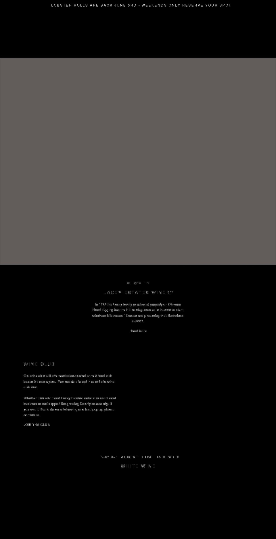 laceyestates.com shopify website screenshot