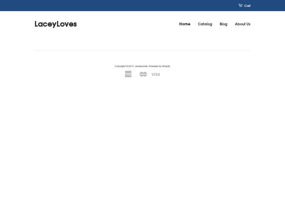 laceyloves.org shopify website screenshot