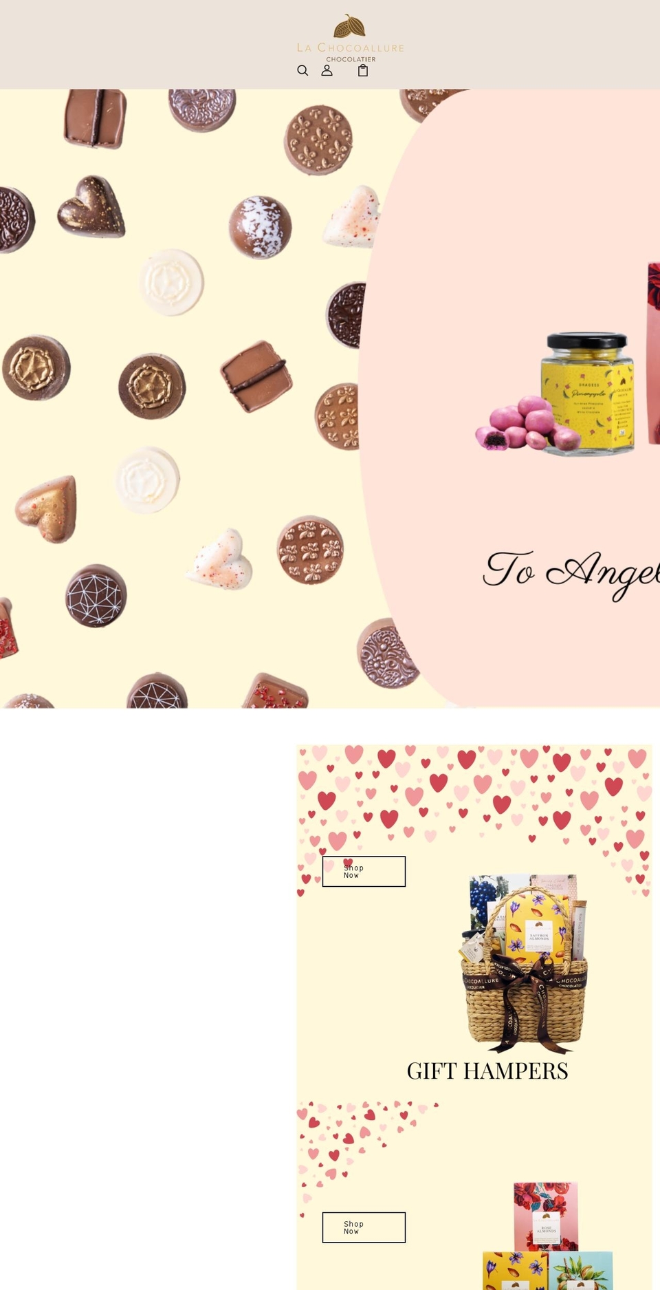 lachocoallure.com shopify website screenshot