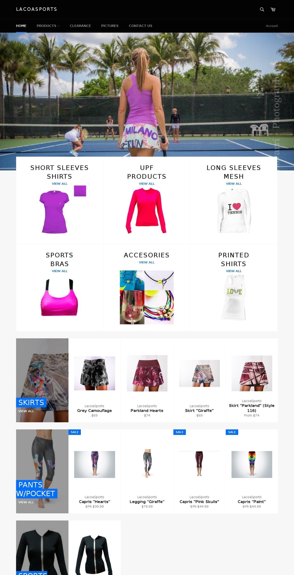 lacoasport.com shopify website screenshot