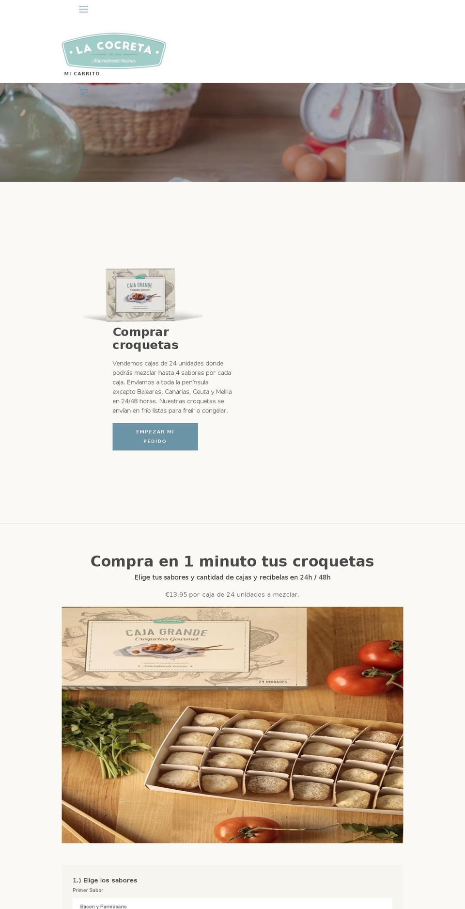 lacocreta.es shopify website screenshot