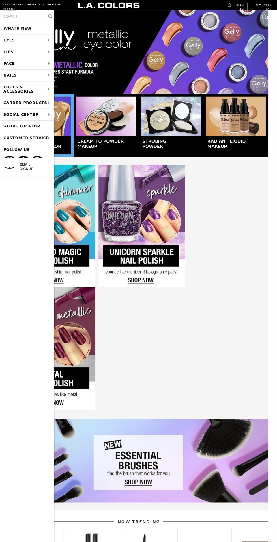 LAC 112817 Shopify theme site example lacolor.net