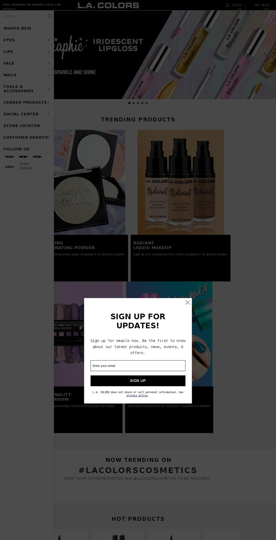 LAC 112817 Shopify theme site example lacolors.ca