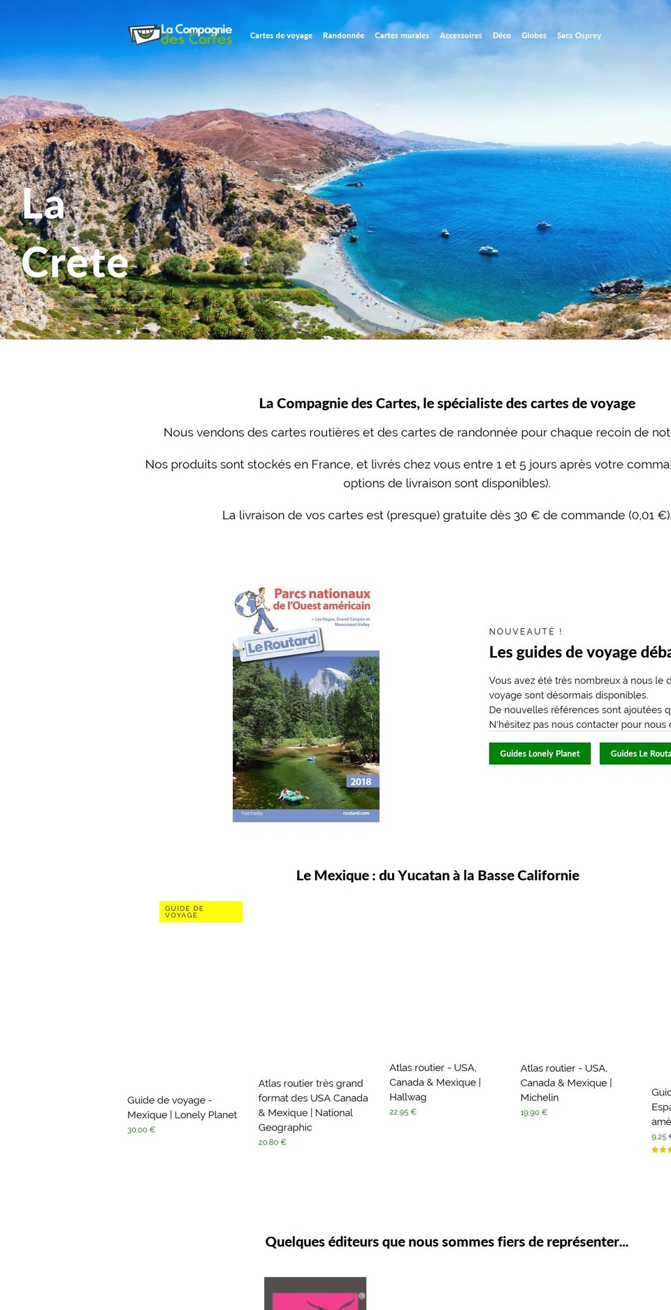 lacompagniedescartes.com — Shopify storefront screenshot