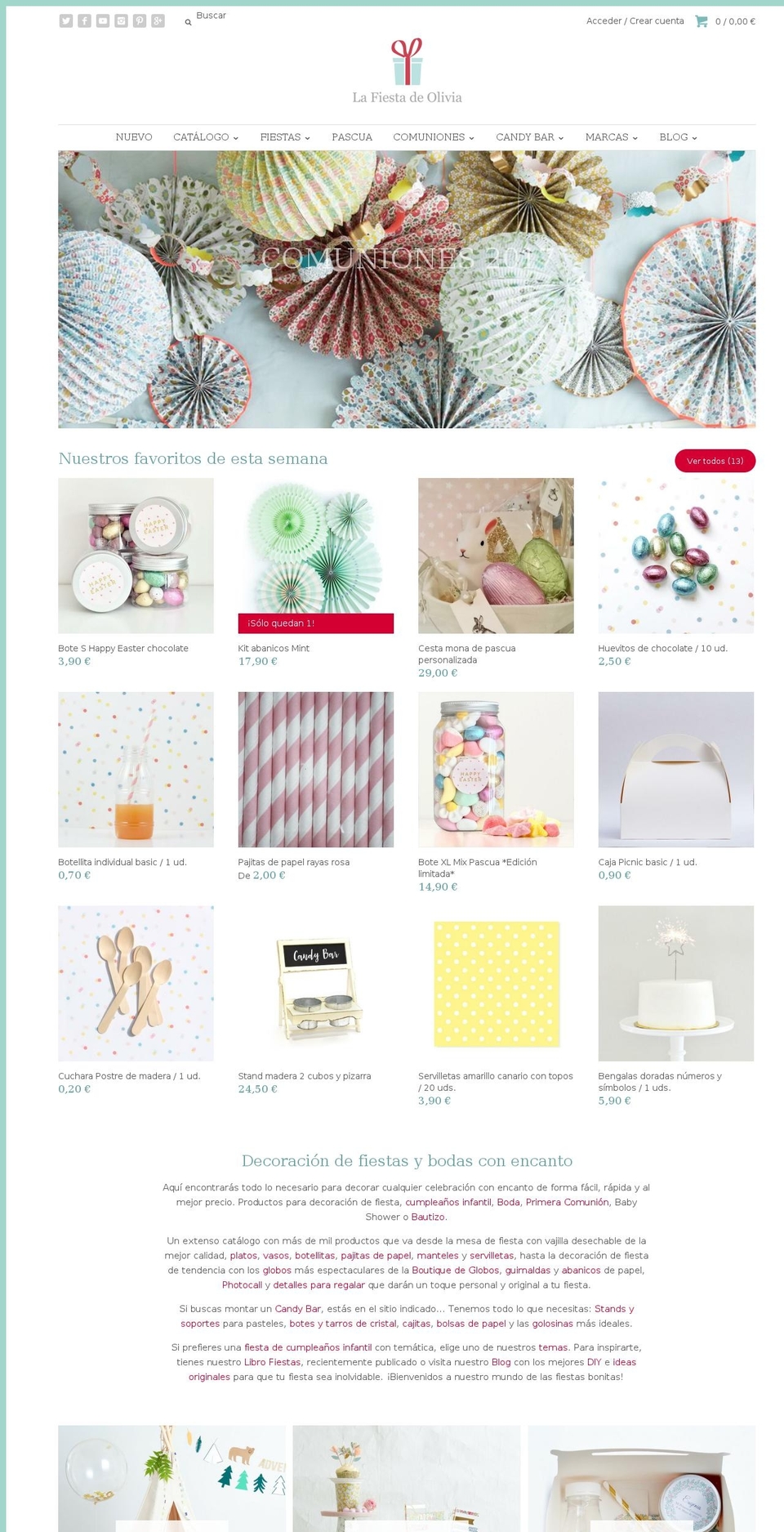 lacomuniondeolivia.com shopify website screenshot