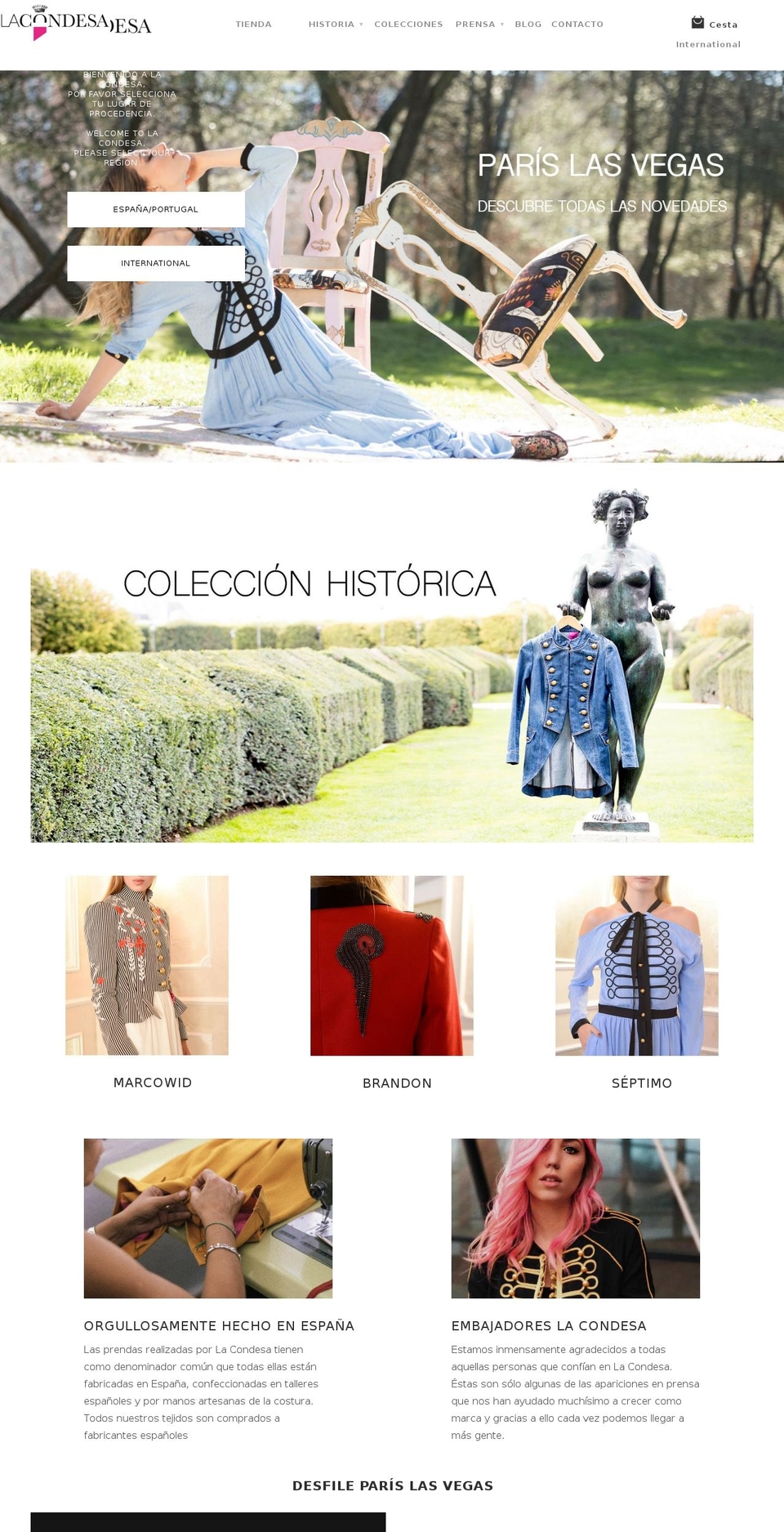lacondesaconde.com shopify website screenshot