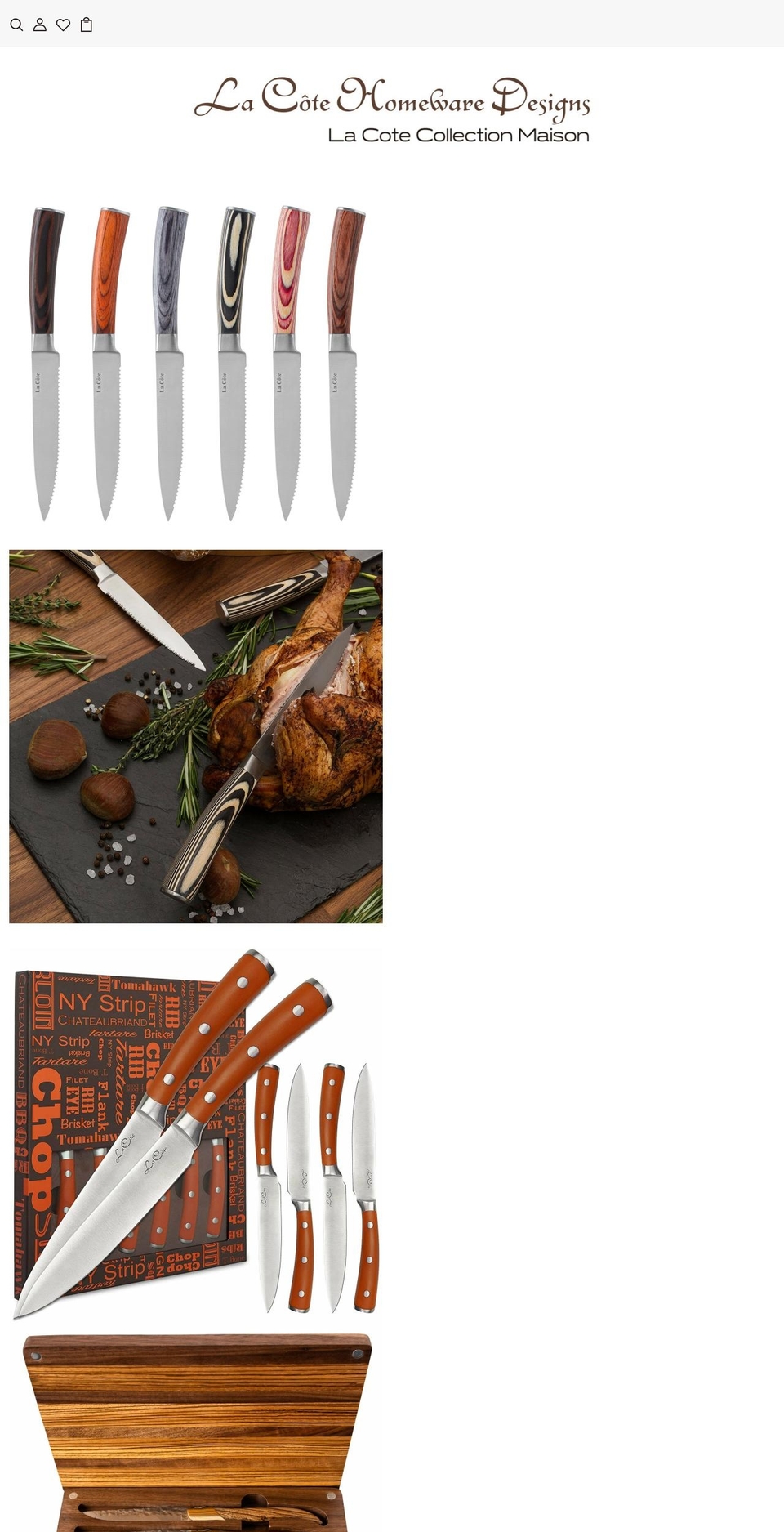 lacotehomeware.com shopify website screenshot