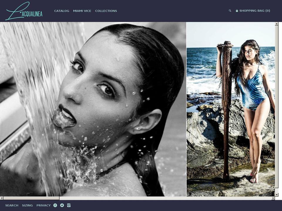 lacqualinea.com shopify website screenshot