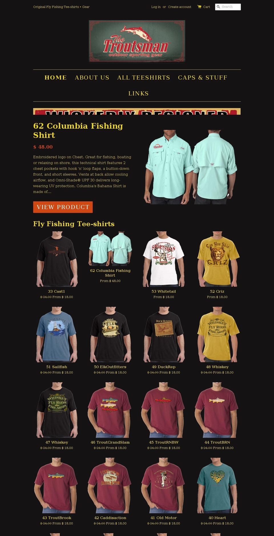 lacrossetee.com — Shopify storefront screenshot