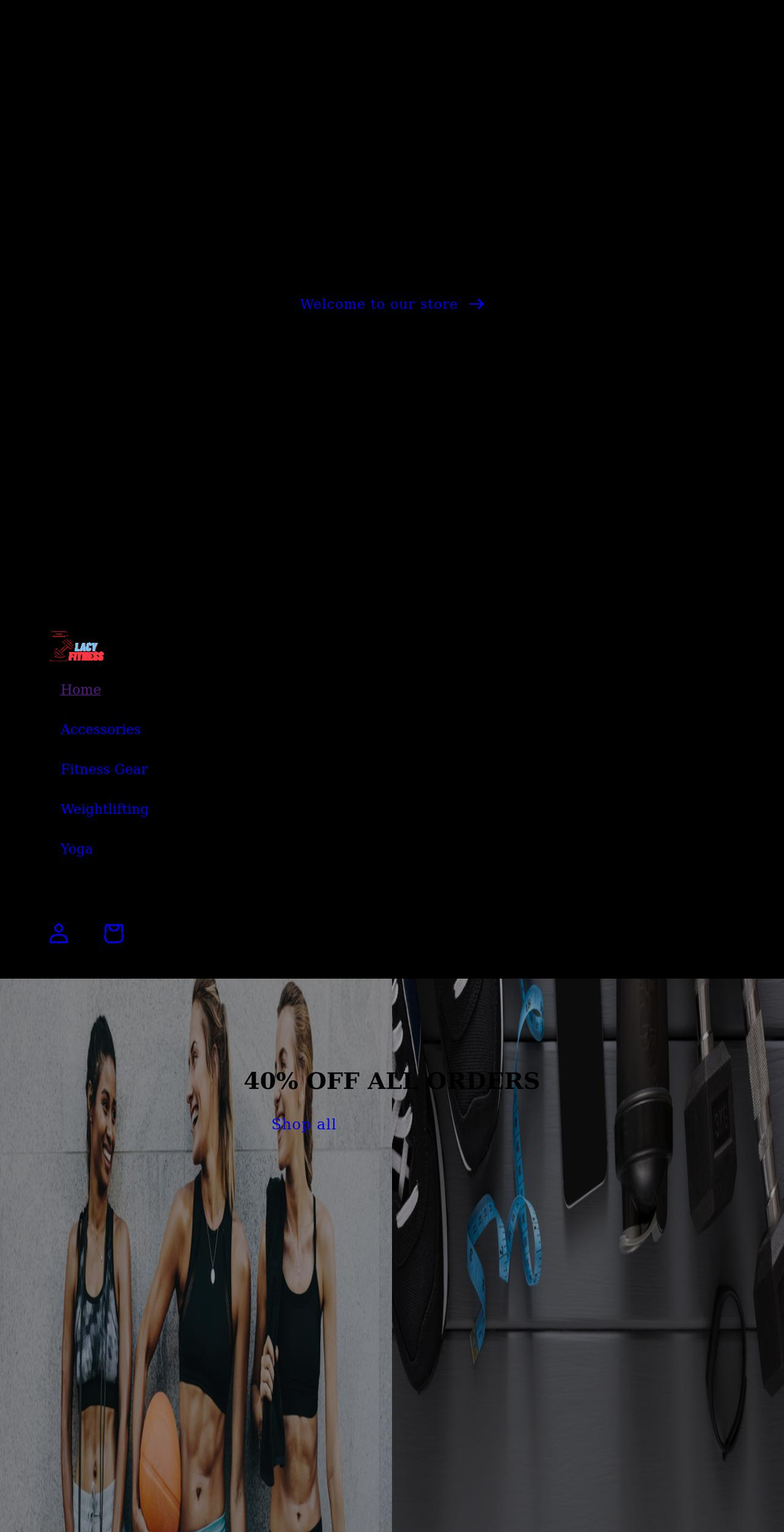 lacyfitness.com shopify website screenshot