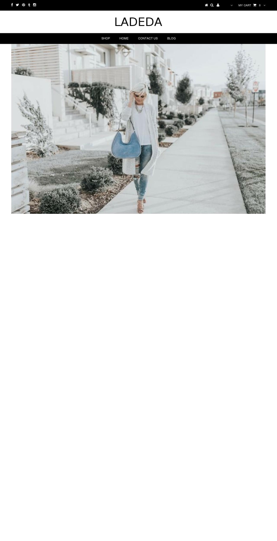 ladedakc.com shopify website screenshot